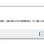 field job areas for selection