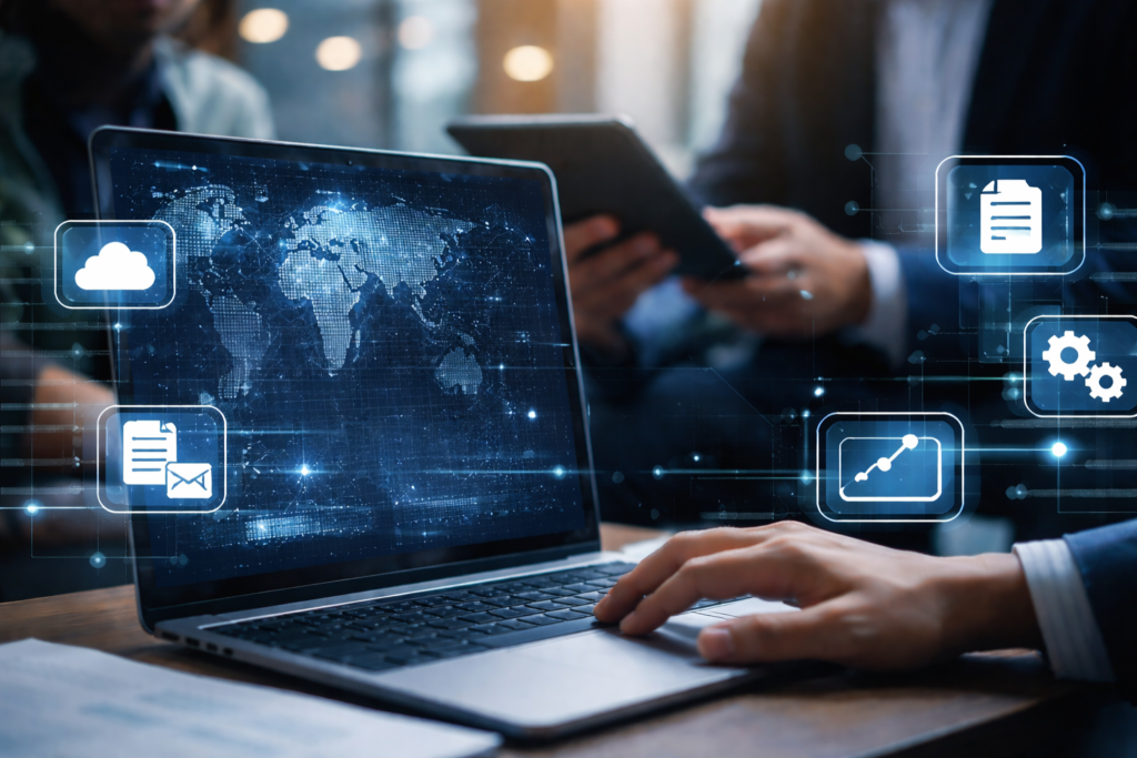 Cloud-based document management and digital data systems